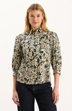 Lawson Cotton Teal Animal Shirt