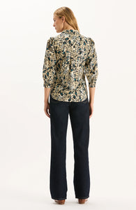 Lawson Cotton Teal Animal Shirt