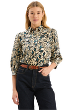 Lawson Cotton Teal Animal Shirt