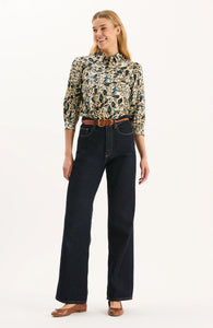 Lawson Cotton Teal Animal Shirt