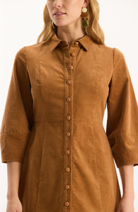 Beth Pinwale Corduroy Midi Dress