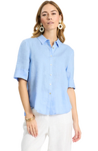 Tommy Linen Shirt, Vista Blue