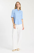 Tommy Linen Shirt, Vista Blue