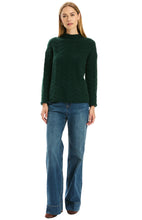 Gracie Cashmere Basketweave Sweater, Ponderosa Pine