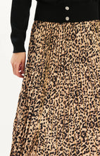Cara Pleated Animal Skirt