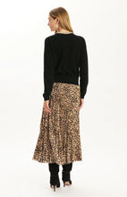 Cara Pleated Animal Skirt