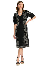 Posey Linen Embroidered Midi Dress
