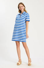 Toni Knit Striped Polo Dress