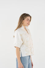 Poppy Top, Beige Bloom