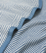 Harborview Herringbone Cornflower Blanket, Midi