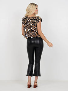 Hatti Tank, Tortoise Shell Sequin