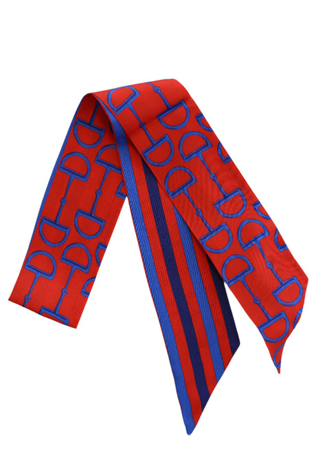 Gameday Signature Twilly, Red & Royal Blue
