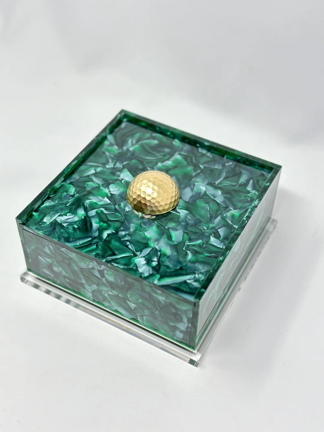 Southern Tribute Golf Ball Cocktail Napkin Box - Thumbnail 2