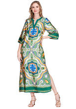 Moroccan Trimmed Maxi