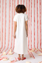 Franny Dress, Ivory With Embroidery