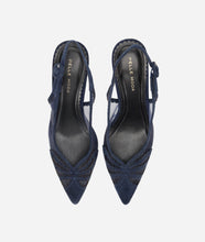 Jacie Slingback Pump, Midnight Suede