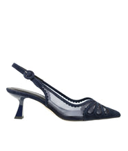 Jacie Slingback Pump, Midnight Suede