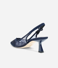 Jacie Slingback Pump, Midnight Suede
