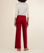 Jean High Rise Flare, Red