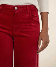 Jean High Rise Flare, Red