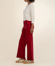 Jean High Rise Flare, Red