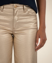Charlotte High Rise Wide Leg Jean, Gold