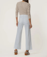 Meg High Rise Wide Leg Pin Tuck Jean, Optic White