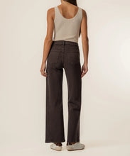 Meg High Rise Wide Leg Jean, Chocolate