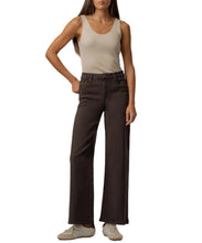 Meg High Rise Wide Leg Jean, Chocolate