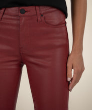 Kelsey High Rise Ankle Flare Jean 27" Inseam, Red