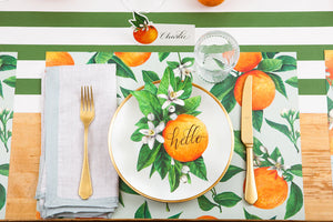 Orange Orchard Placemats [Pack of 24]