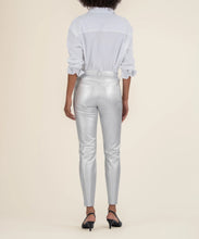 Charlize High Rise Jean Cigarette, Silver