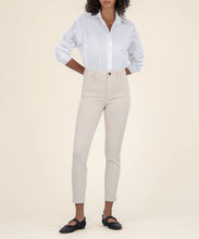 Charlize High Rise Cigarette Leg Jean 27.25" Inseam, Ecru