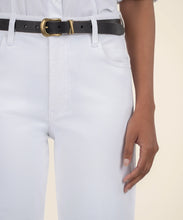 Ashley High Rise Slouchy Barrel Jean, Optic White