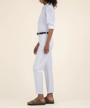 Ashley High Rise Slouchy Barrel Jean, Optic White