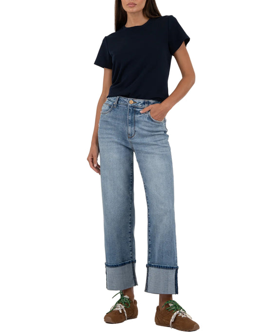 Sienna High Rise Straight Leg Jean, Love
