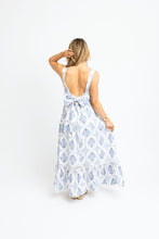 French Vintage Tank Tie Maxi Dress