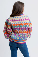 Multi Heart Novelty Sweater