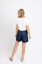 Solid Double Layer Crew Tee, Off White