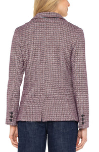 Boyfriend Blazer with Removable Hood