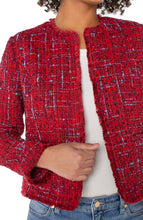 Red Boucle Jacket