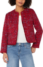 Red Boucle Jacket