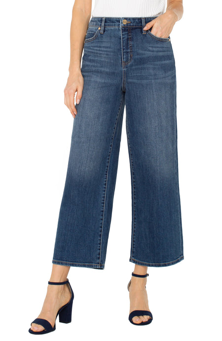 Stride High Rise Crop Wide Leg Jean, 26