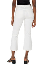 Hannah Cropped Flare Jean, White