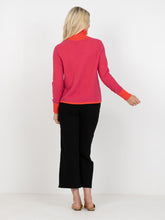 Boxy Turtleneck, Raspberry
