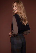 Sleeveless Knit Sweater with Faux Cardi