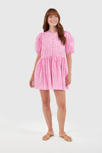 London Dress, Pink Marigolds