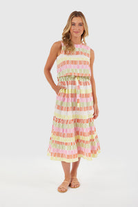 Market Skirt, Sherbert Stripes