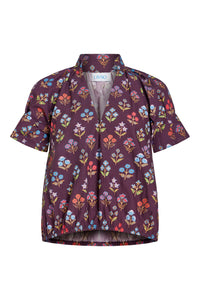 Merritt Top, Holiday Flowers 2