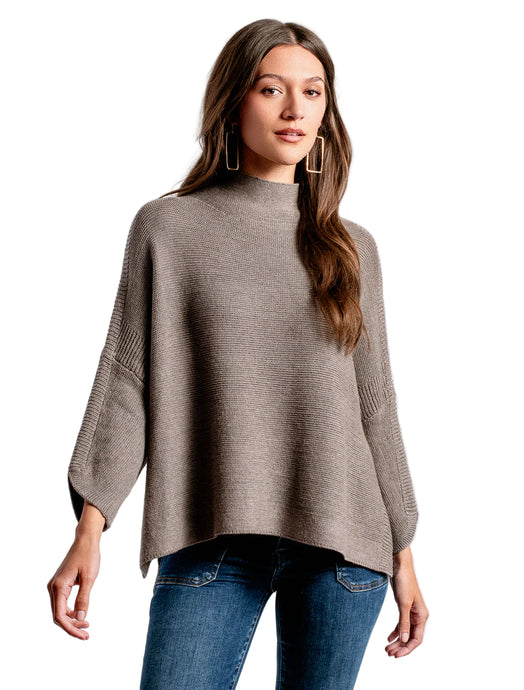 Boho Sweater, Heather Brown